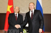 Tổng bí thư Nguyễn Phú Trọng và Tổng thống Liên bang Nga Vladimir Putin. Ảnh TTXVN