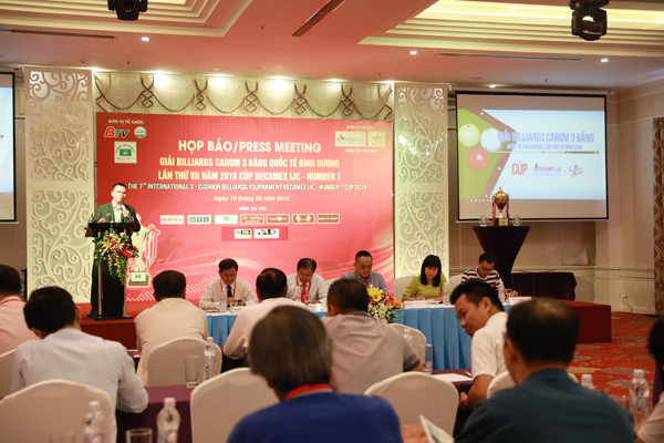 Nước tăng lực Number 1 đồng hành cùng giải Billiards Carom 3 băng quốc tế Bình Dương lần thứ VII