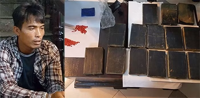 Đối tượng Vũ Văn Mạnh cùng tang vật bị lực lượng Công an tỉnh Lạng Sơn và Cục CSĐT tội phạm về ma túy bắt giữ trong giai đoạn 1 của chuyên án