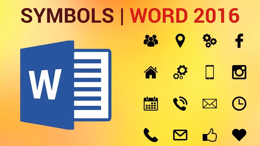 Mẹo chèn nhanh các biểu tượng trong Word