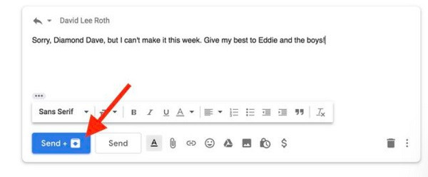 Gửi và lưu trữ: Bạn có thể thêm tùy chọn gửi thứ hai cho tất cả email trả lời và email chuyển tiếp lưu trữ cuộc hội thoại bằng thư trả lời hoặc chuyển tiếp của bạn. Thật hữu ích khi giữ hộp thư đến của bạn một cách có trật tự. Cuộc trò chuyện sẽ mở ra trong hộp thư đến của bạn nếu ai đó trả lời. Để thiết lập, nhấp vào biểu tượng bánh răng ở trên cùng bên phải và truy cập Settings > General > Send & Archive, chọn nút Show “Send & Archive” trong thư trả lời rồi kéo xuống nhấn nút Save Changes. Bây giờ bạn sẽ thấy nút Send & Archive màu xanh bên cạnh nút Send thông thường nằm ở cuối email trả lời và email chuyển tiếp.