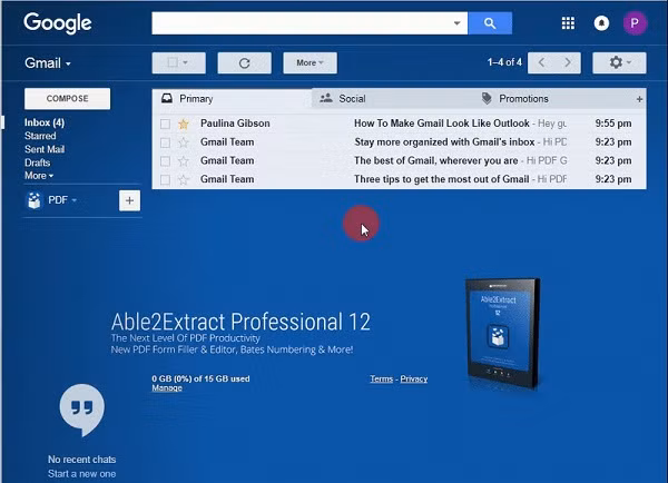 Phần xem trước có giao diện giống Outlook để bạn có thể xem và trả lời email mà không phải rời hộp thư đến. Truy cập vào Settings > Advanced, kích vào Enable for Preview Pane, rồi kéo xuống và nhấn nút Save Changes. Bạn sẽ thấy một nút mới ở trên đỉnh của hộp thư đến, cho phép bạn bật và tắt ô xem trước và chọn chia hộp thư đến của bạn theo chiều ngang hoặc chiều dọc.