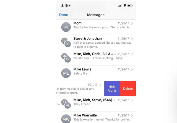 Tắt tiếng email nhóm gây phiền nhiễu: Nếu bạn cảm thấy khó chịu với các email nhóm gửi về smartphone thì Gmail có tính năng tắt chuỗi email ồn ào này. Đơn giản bạn mở group email đó và kích vào nút ba chấm ở phía trên và kích vào Mute. Cuộc hội thoại sẽ được chuyển đến kho lưu trữ. Nếu sau này bạn muốn xem lại thì bạn có thể mở mục All Mail (tất cả thư) trong đó chứa cả các email đã được lưu trữ của bạn. Sau đó, bạn có thể bỏ chế độ Mute bằng cách mở cuộc hội thoại và kích vào nút Move to Inbox ở trên đầu trang.