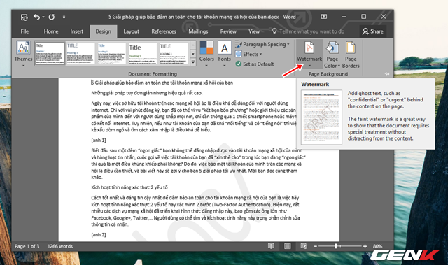 7 tính năng ít được biết đến trong Microsoft Office 2016 ảnh 9 7 tính năng ít được biết đến trong Microsoft Office 2016 ảnh 9