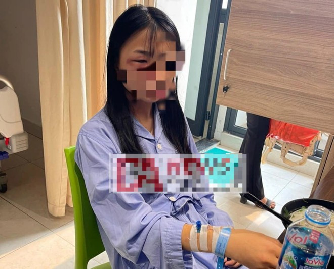 Nữ sinh bị đánh hội đồng (Ảnh IT).