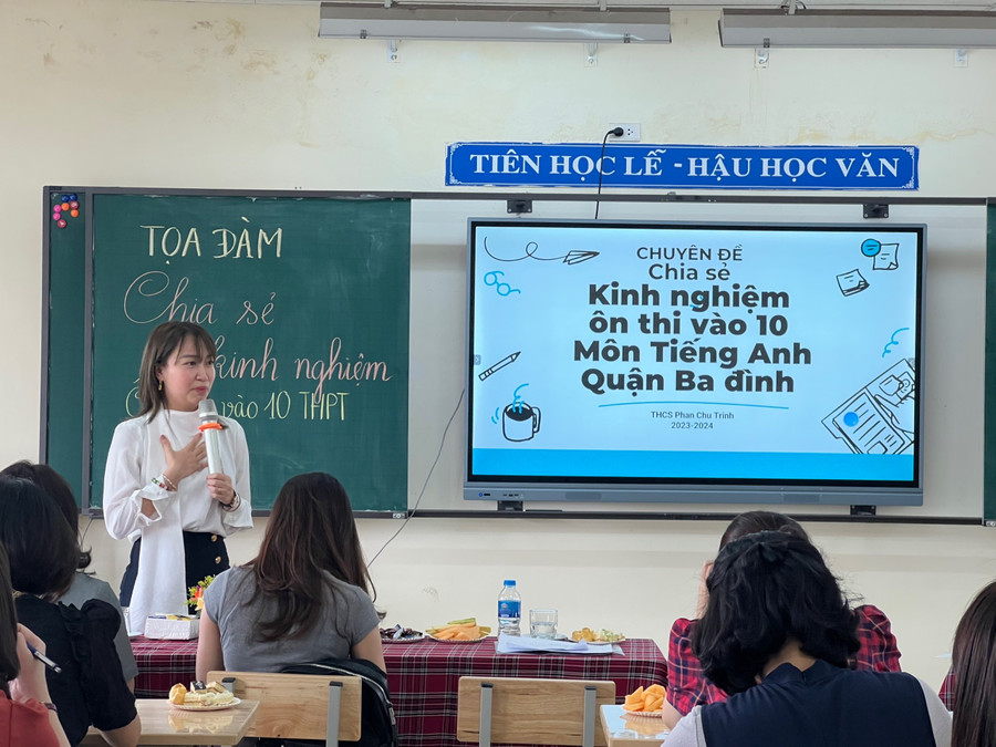Cô Thu Trà chia sẻ về dạng bài đọc hiểu và bài đọc điền từ.