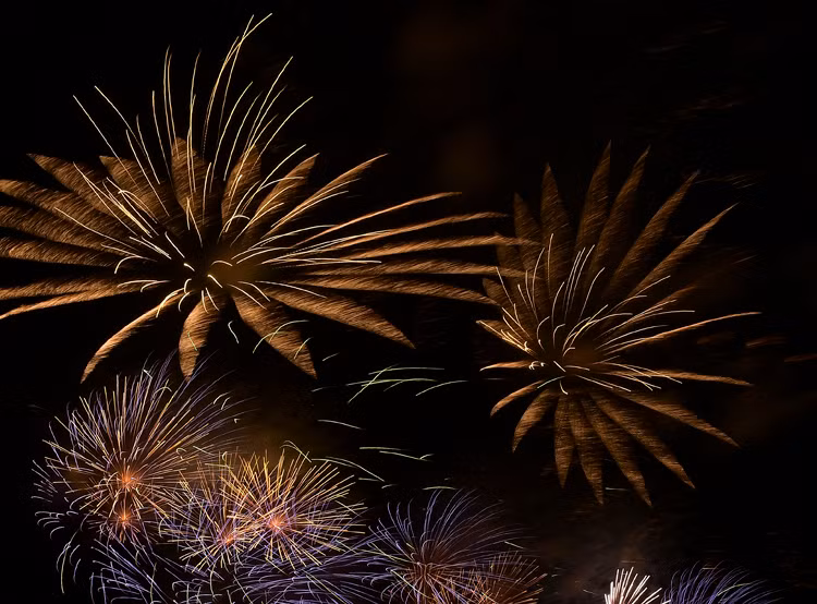 Pháo hoa rực sáng trong đêm Phú Thọ để mừng ngày giỗ Tổ ảnh 3