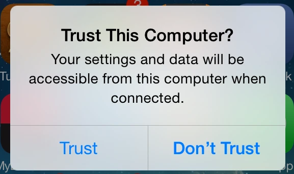 Vì sao iPhone luôn hỏi “Trust this computer” khi kết nối máy tính?