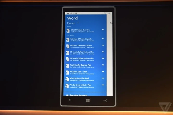 Office cho smartphone chạy Windows sẽ được cải tiến mạnh mẽ