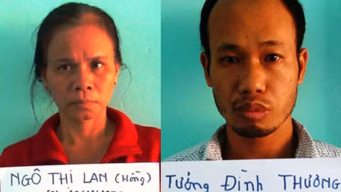 Lan và Thương là hai đối tượng cầm đầu đường dây buôn bán trẻ sơ sinh