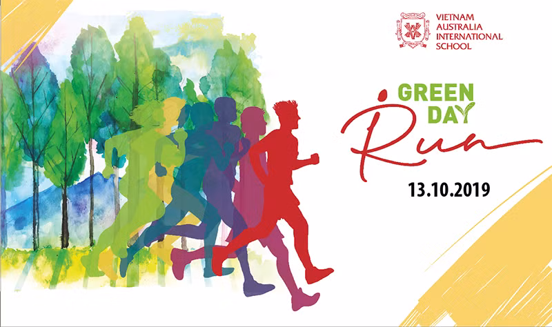 Poster cổ động của chương trình “VAS Green Day Run”
