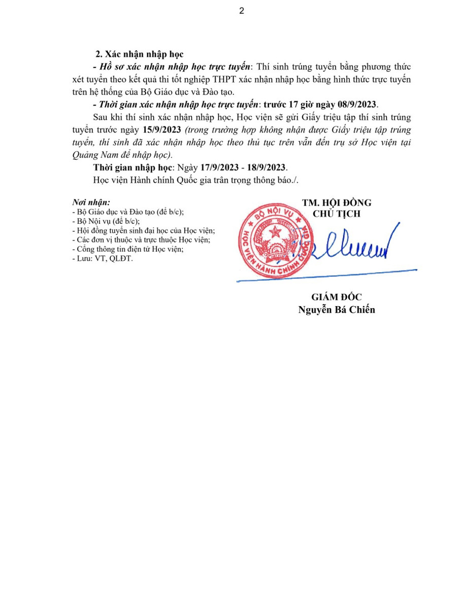 Điểm trúng tuyển đại học hình thức chính quy đợt 1 năm 2023 xét tuyển theo kết quả thi tốt nghiệp THPT và thủ tục, thời gian xác nhận nhập học tại Quảng Nam. Điểm trúng tuyển đại học hình thức chính quy đợt 1 năm 2023 xét tuyển theo kết quả thi tốt nghiệp THPT và thủ tục, thời gian xác nhận nhập học tại Quảng Nam.