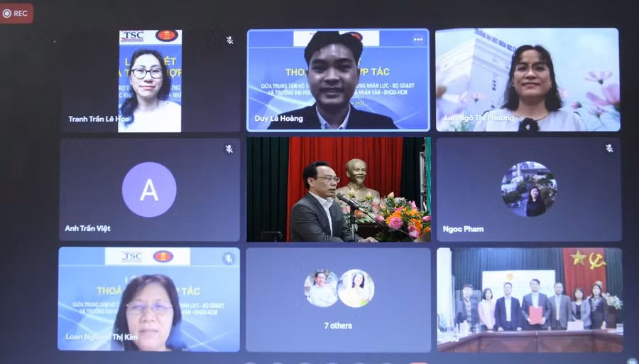 Đại biểu tại các điểm cầu