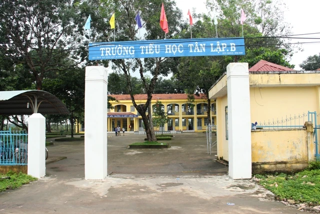 Trường tiểu học Tân Lập B sắp tới sẽ hợp nhất với Trường tiểu học Tân Lập A trở thành Trường tiểu học Tân Lập