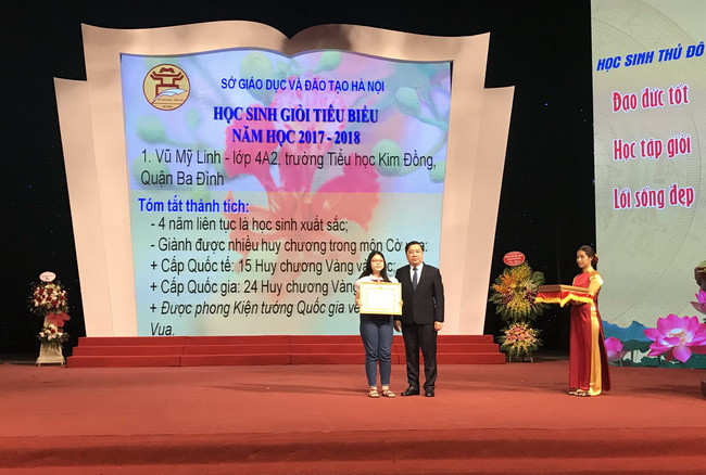 Ông Chử Xuân Dũng- Giám đốc Sở GD&ĐT Hà Nội tặng bằng khen cho các học sinh tiêu biểu Ông Chử Xuân Dũng- Giám đốc Sở GD&ĐT Hà Nội tặng bằng khen cho các học sinh tiêu biểu