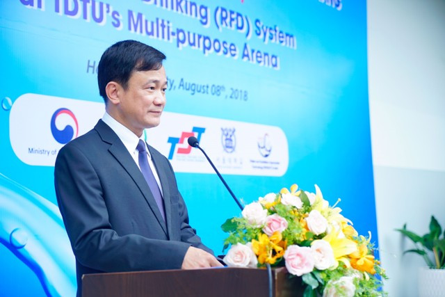 ĐH Tôn Đức Thắng: Khánh thành công trình thu gom và xử lý nước mưa cấp nước uống ảnh 1