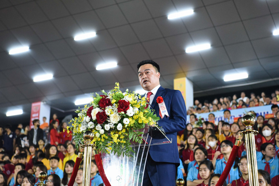 Ông Đàm Thế Sử - Phó Chủ tịch Thường trực UBND TP Từ Sơn phát biểu khai mạc HKPĐ. Ông Đàm Thế Sử - Phó Chủ tịch Thường trực UBND TP Từ Sơn phát biểu khai mạc HKPĐ.