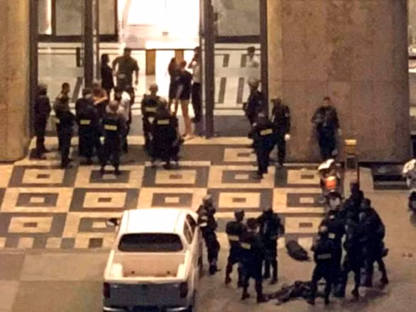 Khu vực tòa nhà Landmark 81 nơi Tổ đặc nhiệm PK20E đang làm nhiệm vụ