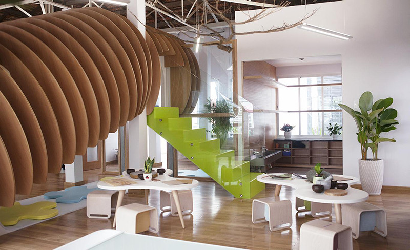 Một góc học tập của Trường MN Thế giới Mặt trời – Little Em’s