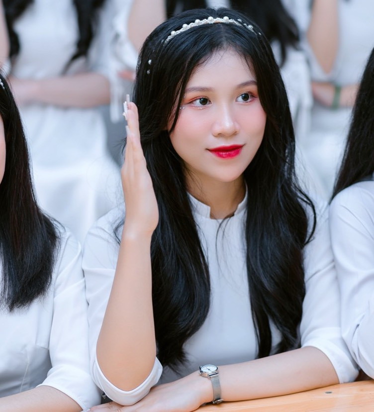 Nguyễn Phương Thảo, sinh viên ngành ngôn ngữ Anh, Trường ĐH Phenikaa chia sẻ. Ảnh NVCC.