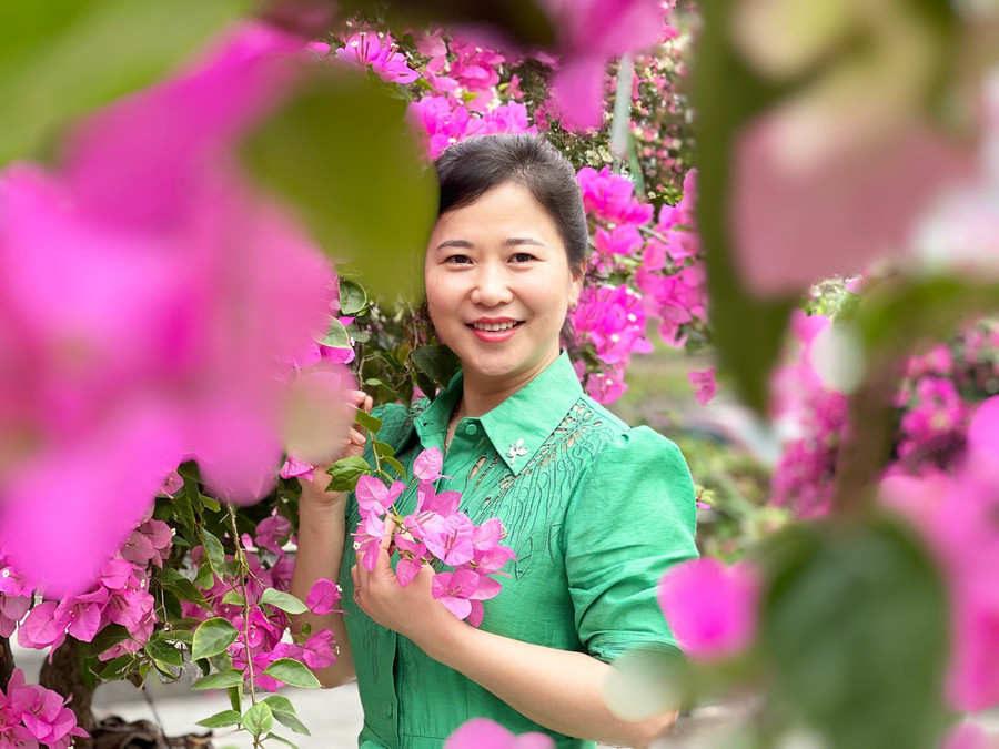 Nhà giáo Ưu tú Trịnh Thị Bạch Yến.