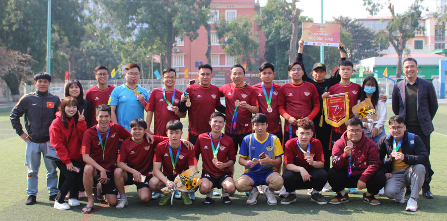 CLB phóng viên Thể thao Hà Nội đạt giải Nhì.