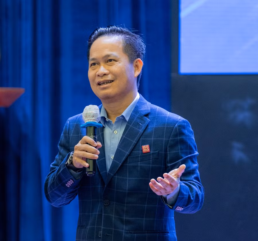 Ông Nguyễn Bá Diệp - Phó Chủ tịch MoMo, phát biểu tại sự kiện.
