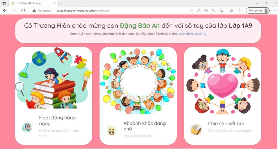 Ứng dụng sổ tay điện tử của cô Trương Thị Hiền Ứng dụng sổ tay điện tử của cô Trương Thị Hiền