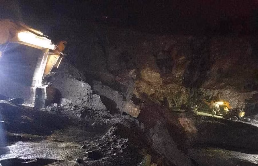 Hiện trường vụ tai nạn.