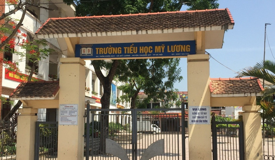 Trường Tiểu học Mỹ Lương, huyện Chương Mỹ.