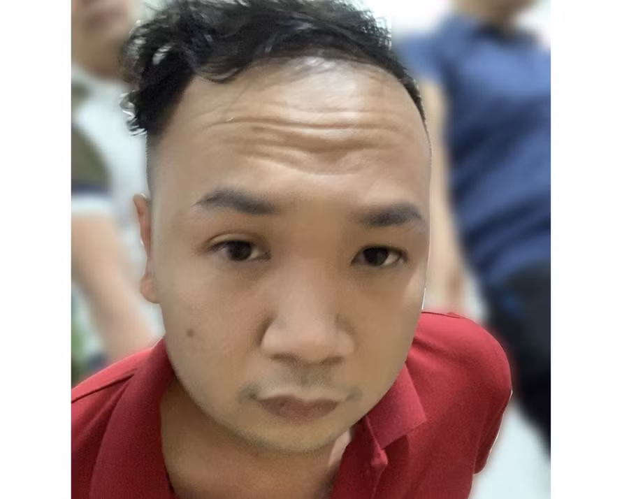 Vũ Đức Đông tại cơ quan công an.