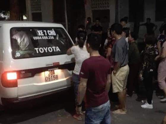 Khu vực hiện trường nơi xảy ra án mạng.