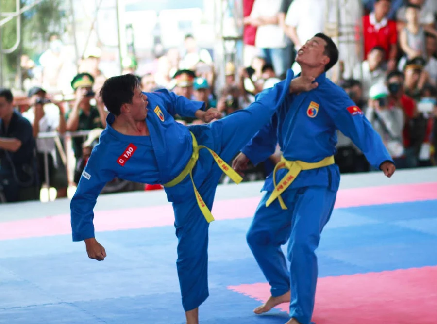 Các đội tuyển Vovinam tranh tài Đại hội thể thao bãi biển Châu Á lần thứ 5