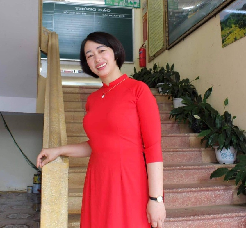 Cô Nguyễn Khánh Chi – Phó hiệu trưởng Trường THPT Số 1 Bắc Hà.