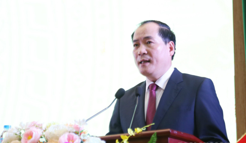 Ông Dương Xuân Huyên, Phó Chủ tịch Thường trực UBND tỉnh, Chủ tịch Hội đồng Giải báo chí tỉnh Lạng Sơn phát biểu. Ông Dương Xuân Huyên, Phó Chủ tịch Thường trực UBND tỉnh, Chủ tịch Hội đồng Giải báo chí tỉnh Lạng Sơn phát biểu.