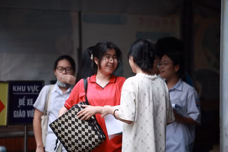 Nhiều thí sinh đánh giá môn Toán khó.