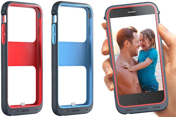 Vỏ case bảo vệ kiêm mở rộng bộ nhớ cho iPhone