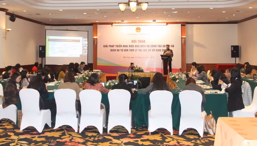 Quang cảnh hội thảo.