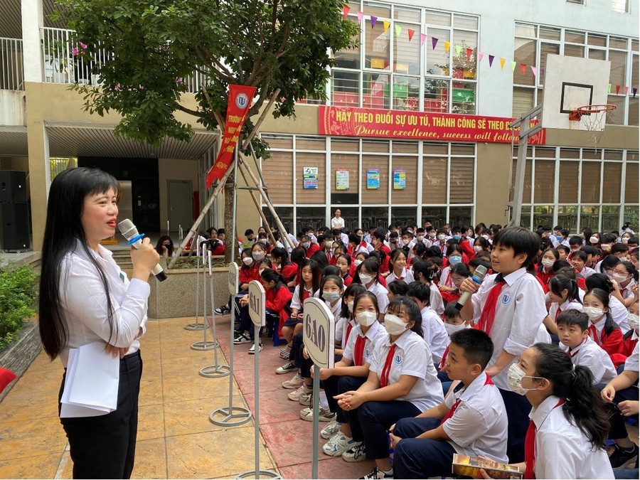 Công tác giáo dục đạo đức lối sống luôn được Trường THCS Nguyễn Lân đặc biệt chú trọng