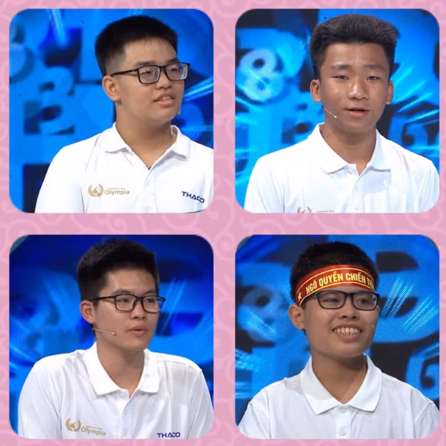 Các thí sinh trong chương trình đầu tiên của Olympia năm thứ 21.