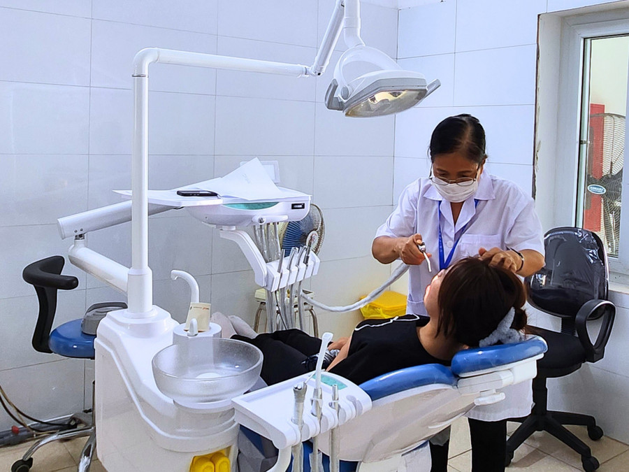 Sinh viên Trường Đại học Kinh Bắc thăm khám sức khỏe tại trường. Sinh viên Trường Đại học Kinh Bắc thăm khám sức khỏe tại trường.