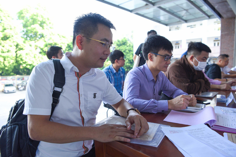 Tân sinh viên được hướng dẫn chu đáo, thuận lợi cho việc đăng ký nhập học. Tân sinh viên được hướng dẫn chu đáo, thuận lợi cho việc đăng ký nhập học.