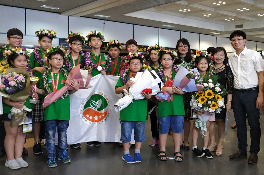 Học sinh trường Liên cấp Ngôi sao Hà Nội đạt thành tích cao nhất tại giải năm nay