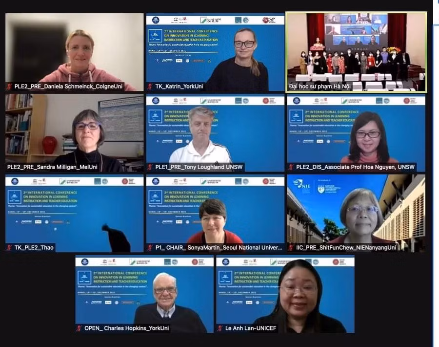 Đại biểu dự hội thảo tại các điểm cầu.