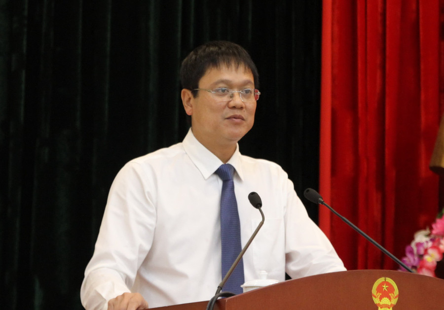 Thứ trưởng Lê Hải An phát biểu tại hội nghị