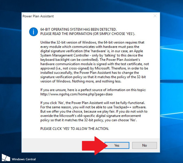 Hướng dẫn kích hoạt trackpad MacBook chạy Windows 10: Bấm Yes với chính sách chữ ký số của Microsoft. B5-Huong-dan-kich-hoat-trackpad-MacBook-Windows-10.jpg