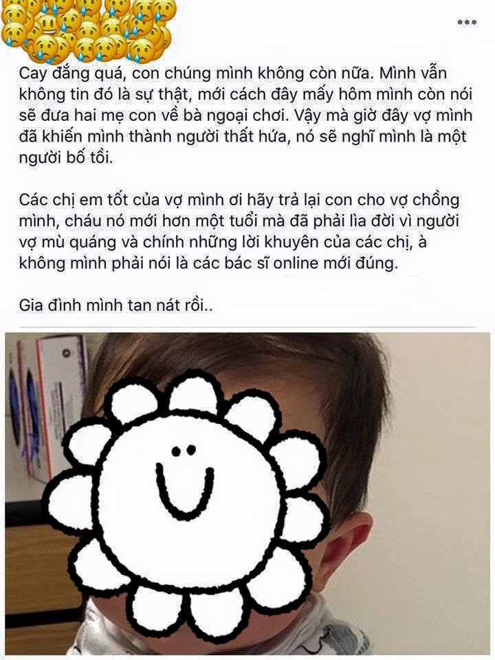 Sự việc khiến người thân vô cùng đau lòng - Ảnh: Facebook Sự việc khiến người thân vô cùng đau lòng - Ảnh: Facebook