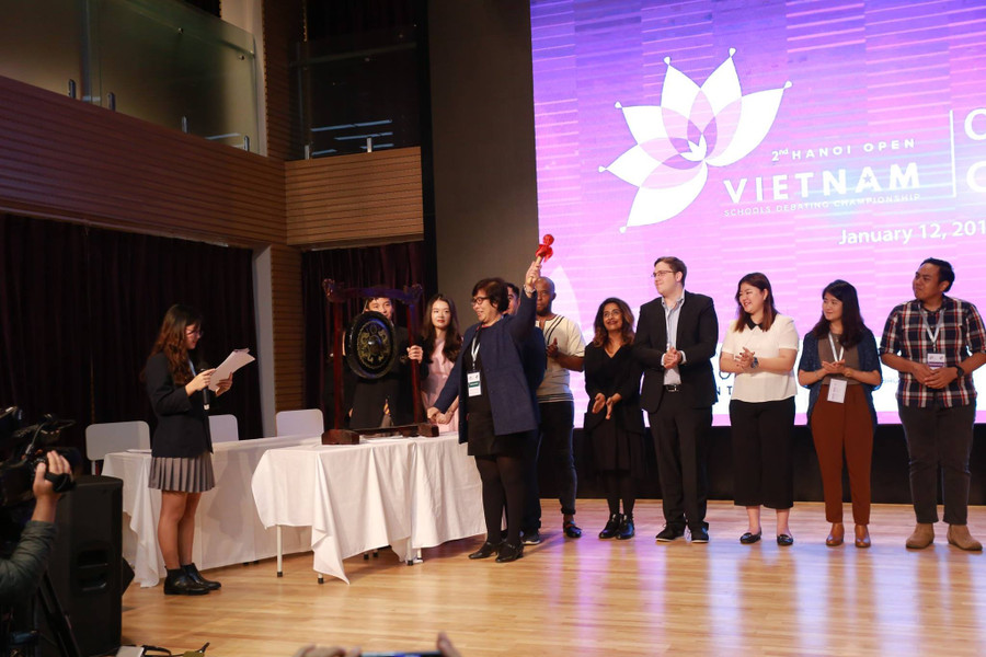 Lễ khai mạc Giải vô địch tranh biện Hà Nội mở rộng 2019