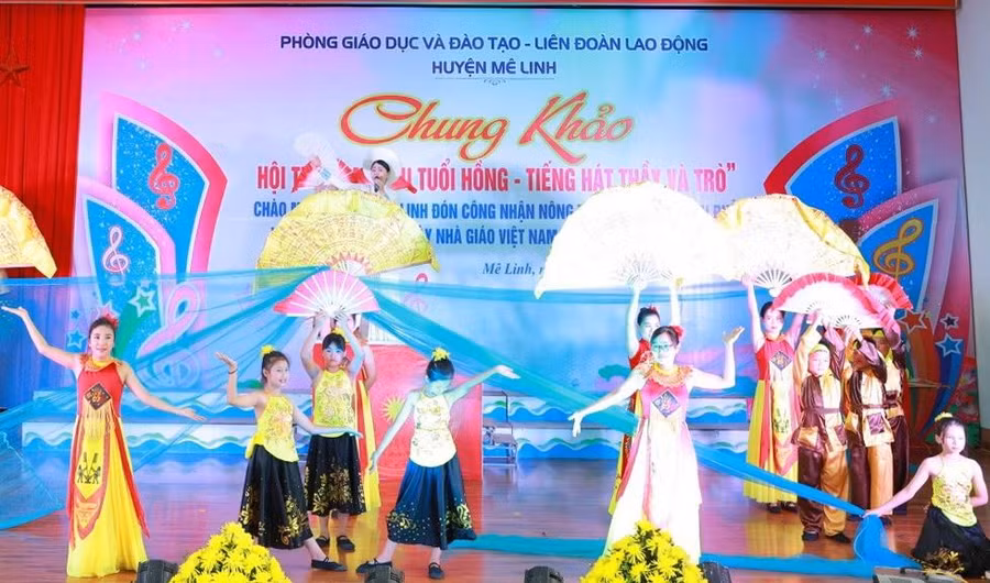Hội thi “Giai điệu tuổi hồng” huyện Mê Linh tổ chức ngày 23/8/2022
