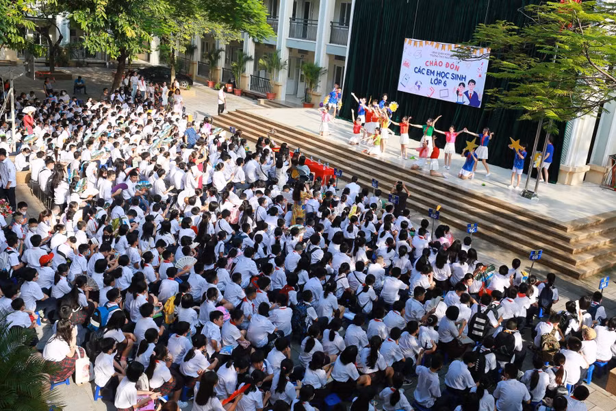 Nhiều hoạt động ý nghĩa chào đón học sinh lớp 6